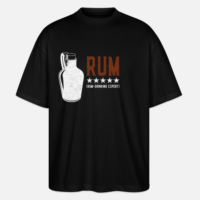 Rhum - Drinking Expert Rumtrinker - T-shirt bio Blaster 2.0 coupe oversize Stanley/Stella Unisexe - noir