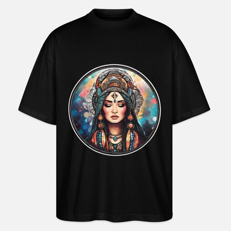 Shaman - Stanley/Stella Oversized Unisex Bio T-Shirt Blaster 2.0 - Schwarz