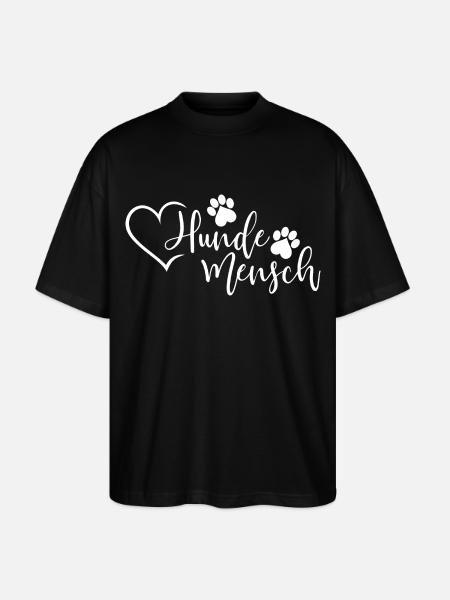 Hundemensch - Stanley/Stella Oversized Unisex Bio T-Shirt Blaster 2.0 - Schwarz