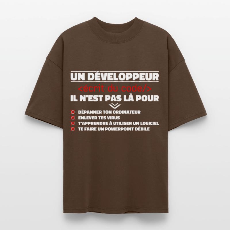 A Written Developer of the Gift Code Stanley/Stella Oversized Unisex Organic T-shirt Blaster 2.0