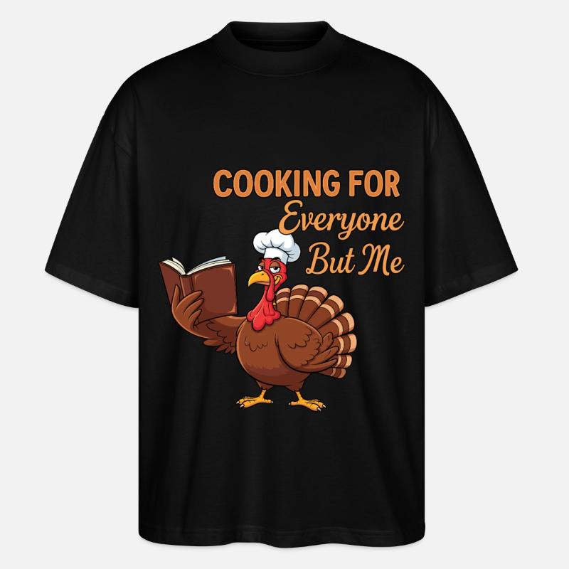 Cuisson de la dinde - T-shirt bio Blaster 2.0 coupe oversize Stanley/Stella Unisexe - noir