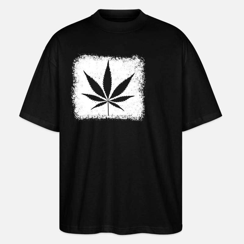 Kiffen Weed Ganja - Stanley/Stella Oversized Unisex Bio T-Shirt Blaster 2.0 - Schwarz