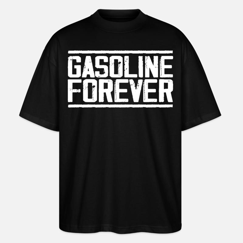 Gasoline Forever - T-shirt bio Blaster 2.0 coupe oversize Stanley/Stella Unisexe - noir