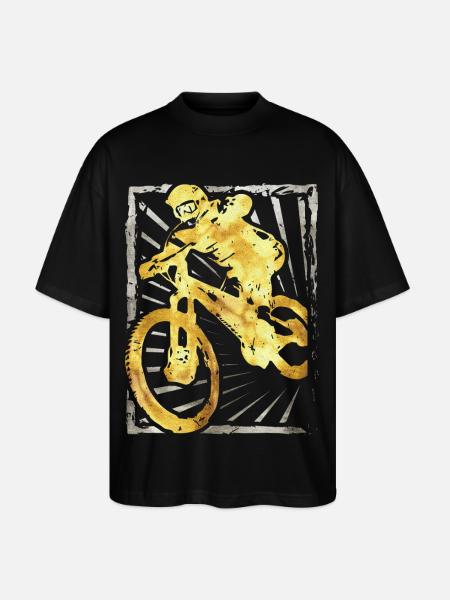 Mountainbike | Mountainbiker | Mountainbike | MTB - Stanley/Stella Oversize Unisex Øko T-shirt Blaster 2.0 - sort