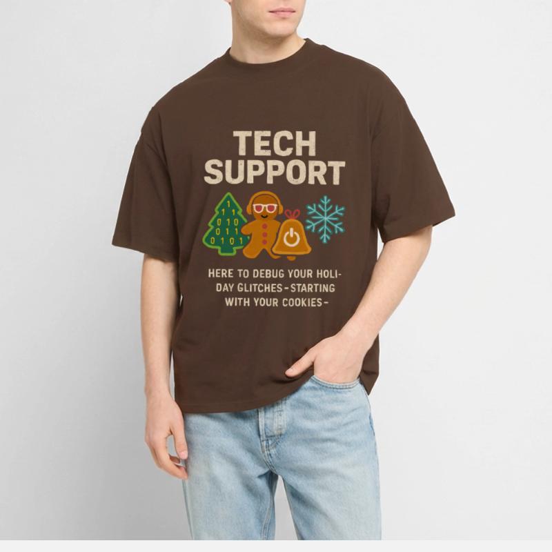 Admin Christmas Gift IT Support Debugging Stanley/Stella Oversized Unisex Organic T-shirt Blaster 2.0