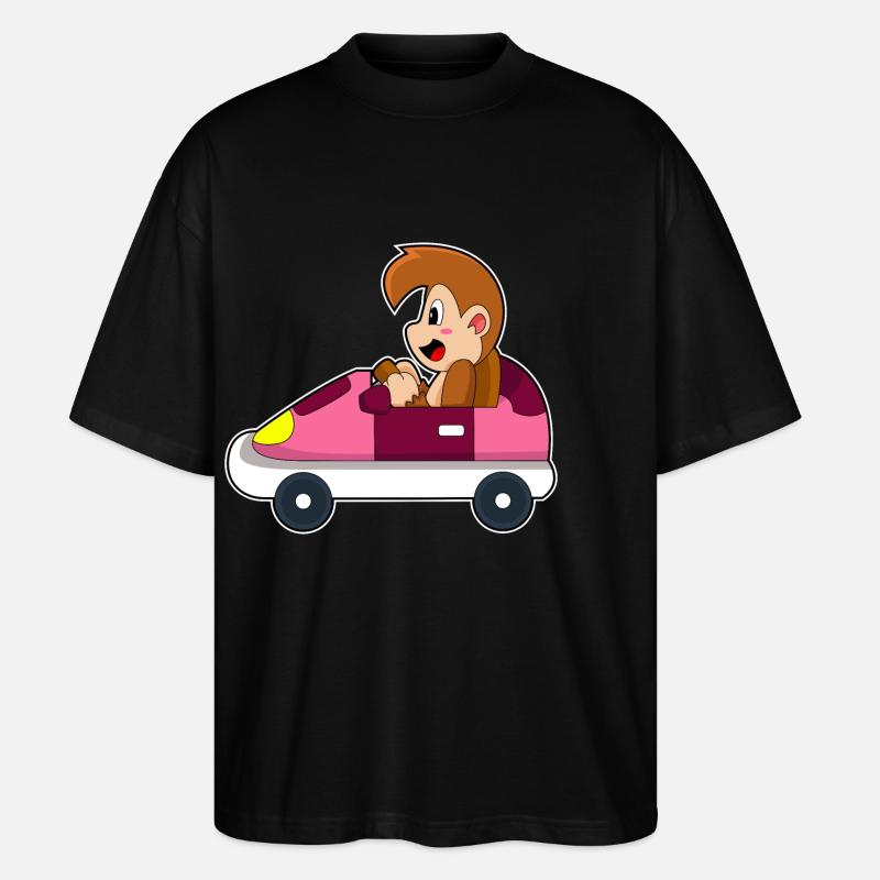 Affe Auto - Stanley/Stella Oversized Unisex Bio T-Shirt Blaster 2.0 - Schwarz
