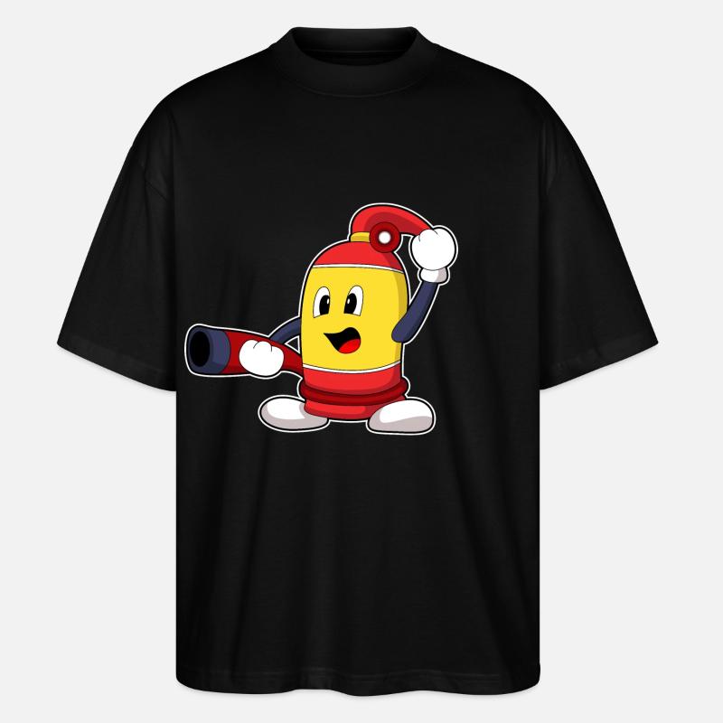 Extincteurs Pompiers Pompiers - T-shirt bio Blaster 2.0 coupe oversize Stanley/Stella Unisexe - noir