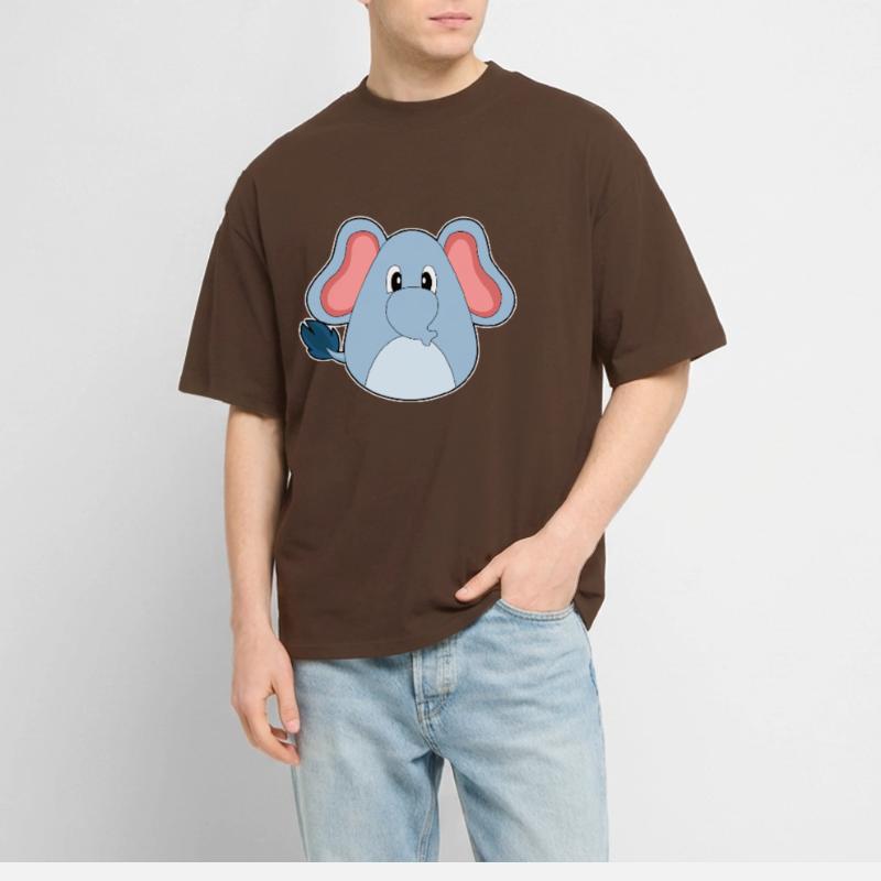 Elephant Easter Easter Egg Stanley/Stella Oversized Unisex Organic T-shirt Blaster 2.0