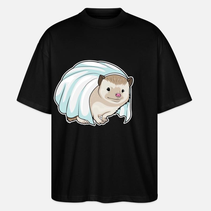 Mariage Hérisson Bride - T-shirt bio Blaster 2.0 coupe oversize Stanley/Stella Unisexe - noir