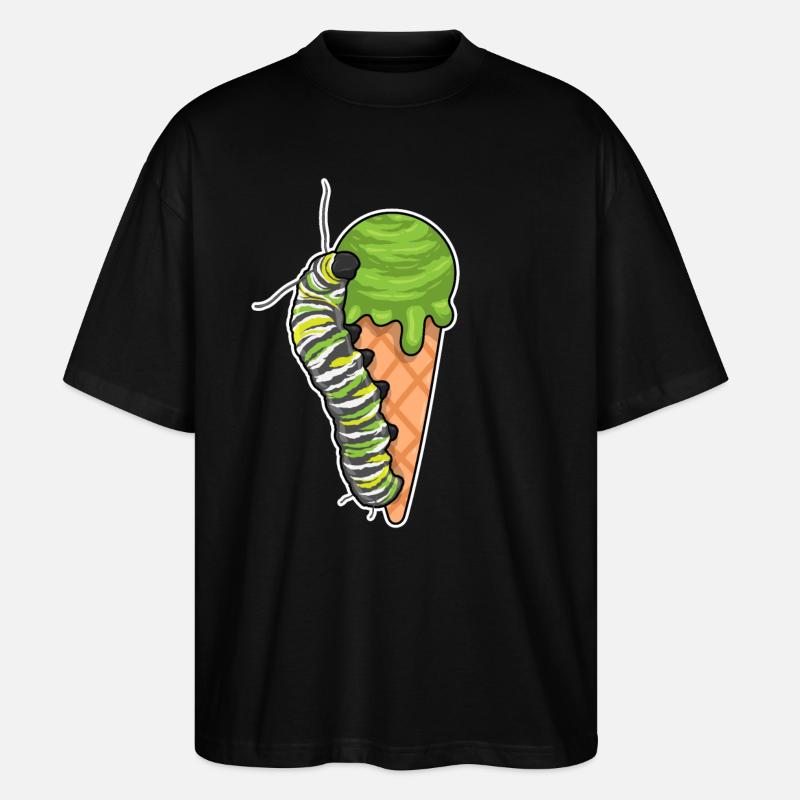 Glace de chenille - T-shirt bio Blaster 2.0 coupe oversize Stanley/Stella Unisexe - noir