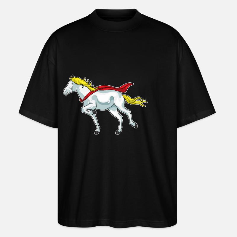 Cap de cheval - T-shirt bio Blaster 2.0 coupe oversize Stanley/Stella Unisexe - noir