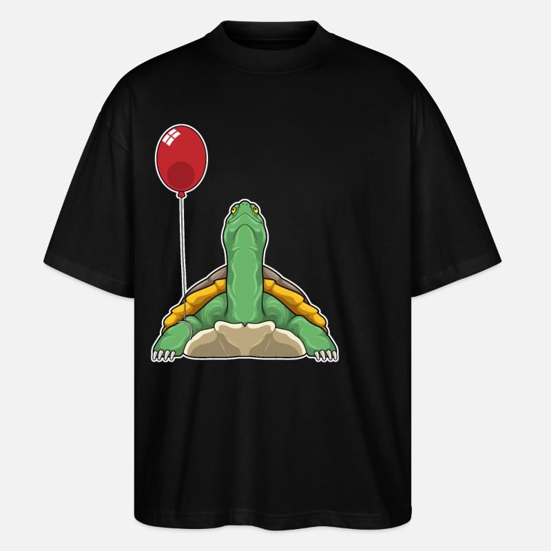 Ballon de tortue - T-shirt bio Blaster 2.0 coupe oversize Stanley/Stella Unisexe - noir