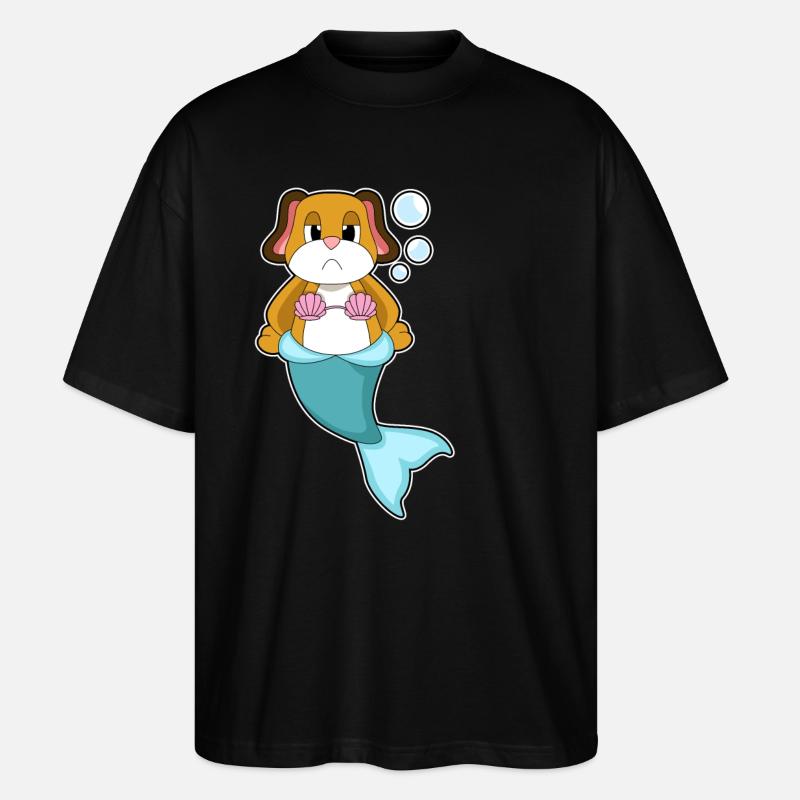 Poisson-chien - T-shirt bio Blaster 2.0 coupe oversize Stanley/Stella Unisexe - noir