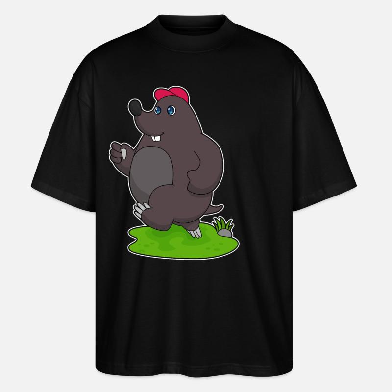 Mole Jogger Jogging - Stanley/Stella Oversized Unisex Organic T-shirt Blaster 2.0 - black