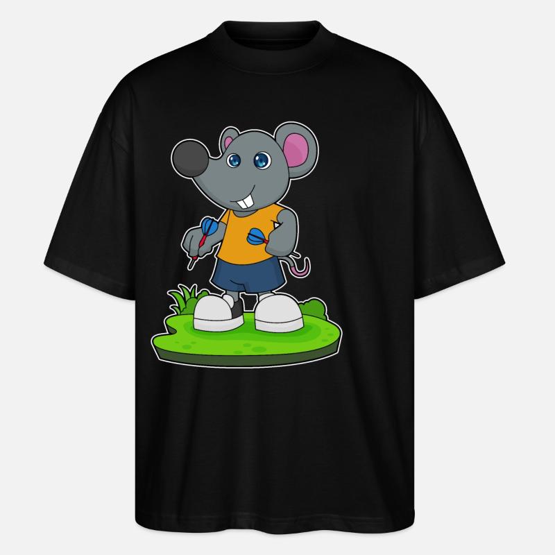 Souris Dart Dart - T-shirt bio Blaster 2.0 coupe oversize Stanley/Stella Unisexe - noir