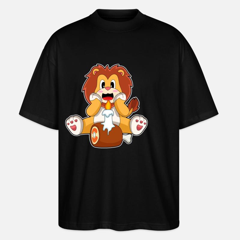 Leo Birthday Gift - Stanley/Stella Oversized Unisex Organic T-shirt Blaster 2.0 - black