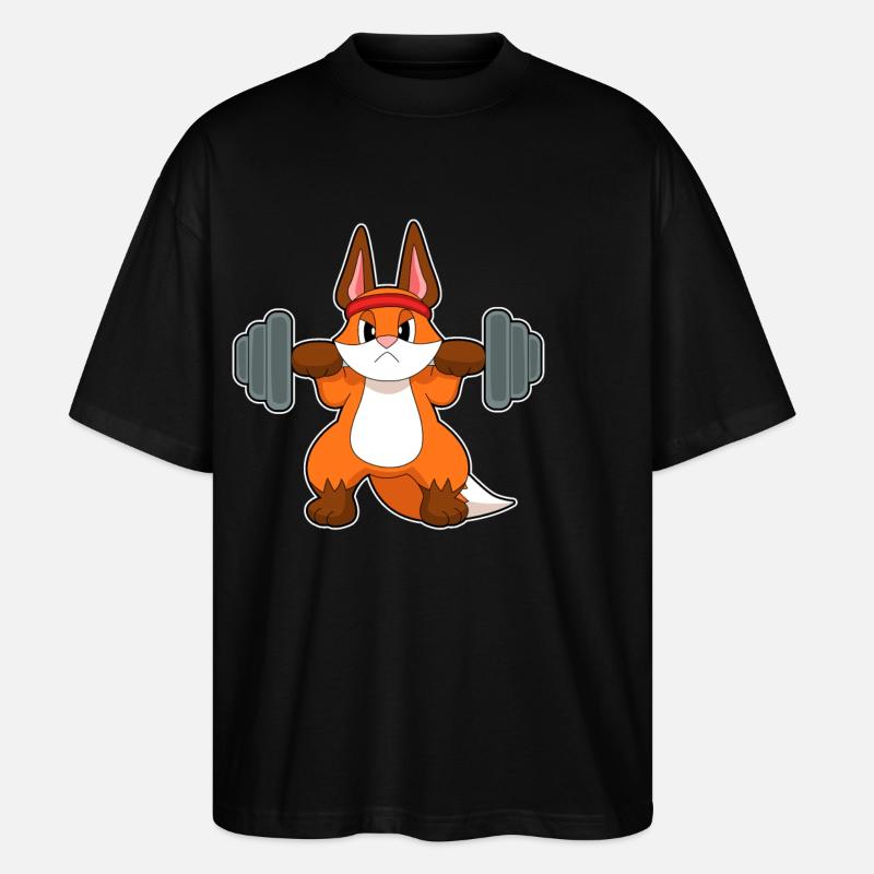 Fox Bodybuilding Barbell - T-shirt bio Blaster 2.0 coupe oversize Stanley/Stella Unisexe - noir