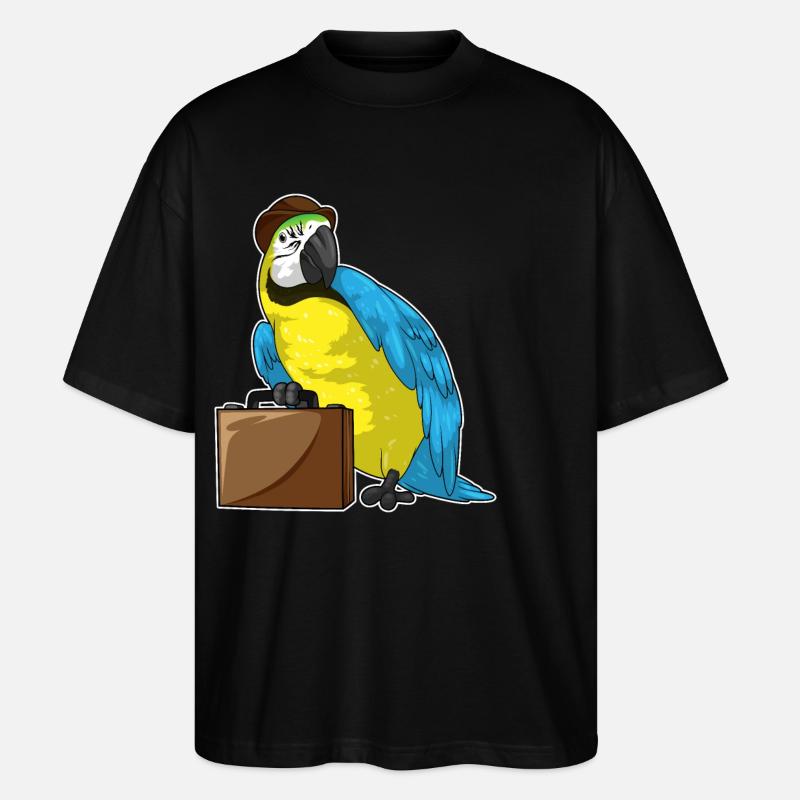 Porte-documents Parrot Entrepreneur - T-shirt bio Blaster 2.0 coupe oversize Stanley/Stella Unisexe - noir