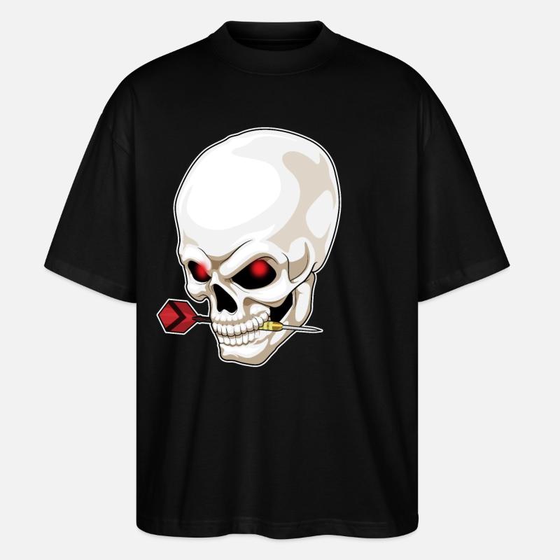 Skull Dart Dart Dart - T-shirt bio Blaster 2.0 coupe oversize Stanley/Stella Unisexe - noir