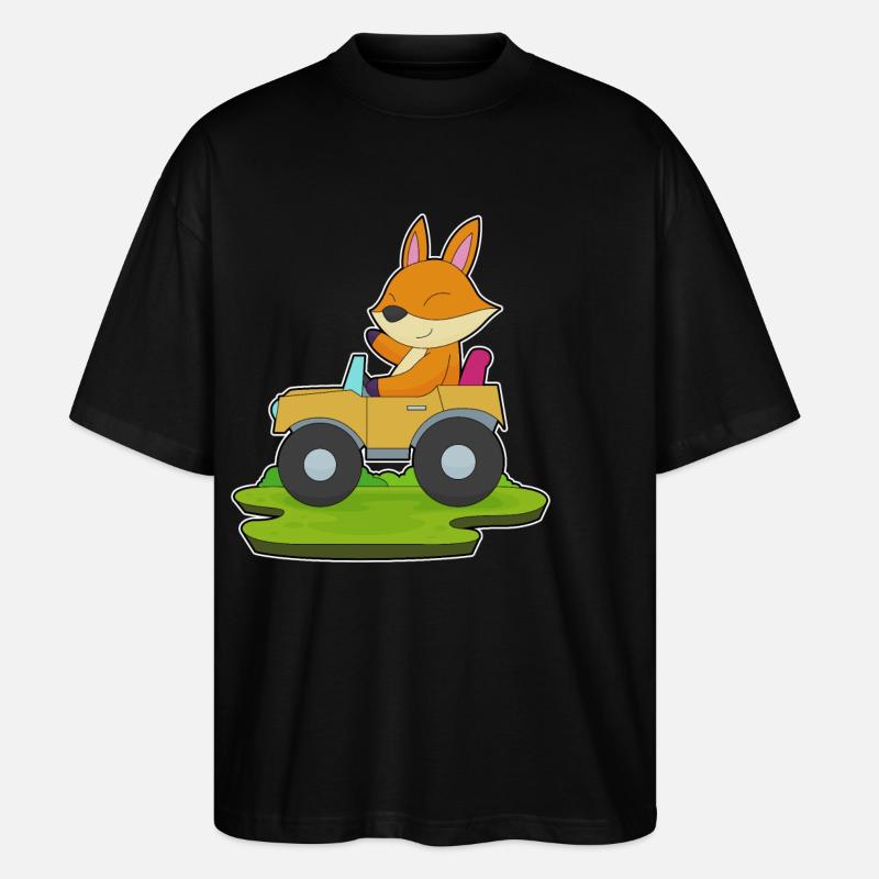 Fuchs Auto - Stanley/Stella Oversized Unisex Bio T-Shirt Blaster 2.0 - Schwarz