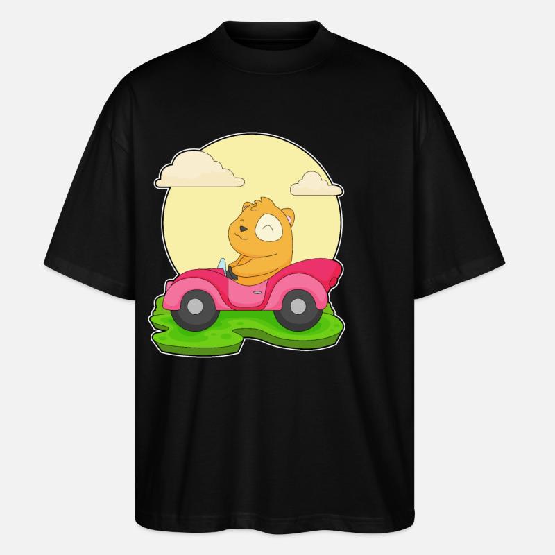 Hamster Auto - Stanley/Stella Oversized Unisex Bio T-Shirt Blaster 2.0 - Schwarz