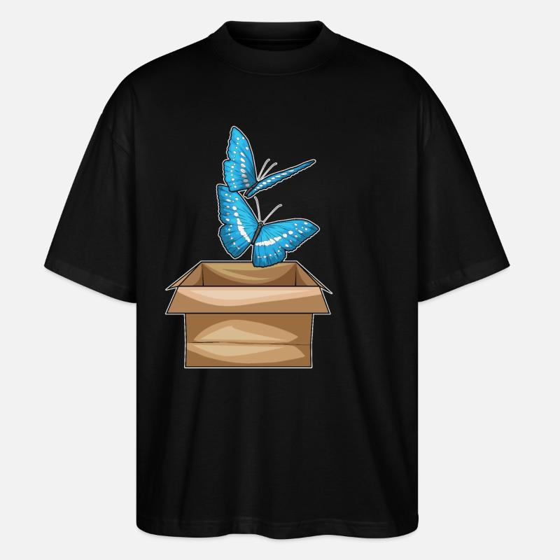 Butterfly Box - Stanley/Stella Oversized Unisex Organic T-shirt Blaster 2.0 - black