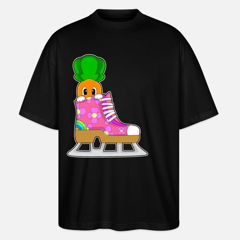 Karotte Eislaufen Schlittschuhe - Stanley/Stella Oversized Unisex Organic T-shirt Blaster 2.0 - black