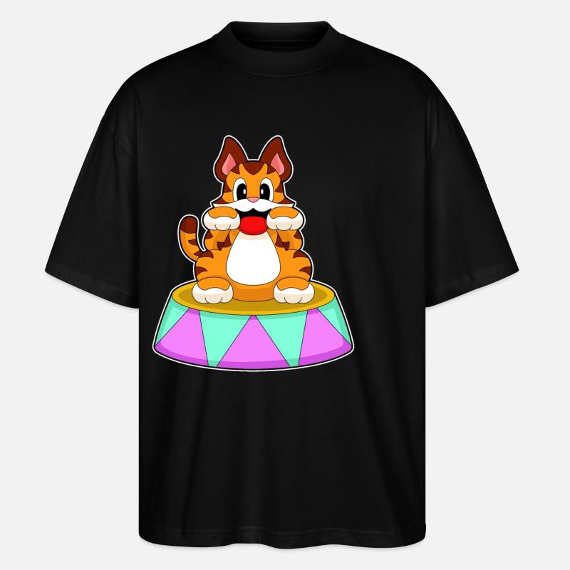 Cirque du tigre - T-shirt bio Blaster 2.0 coupe oversize Stanley/Stella Unisexe - noir