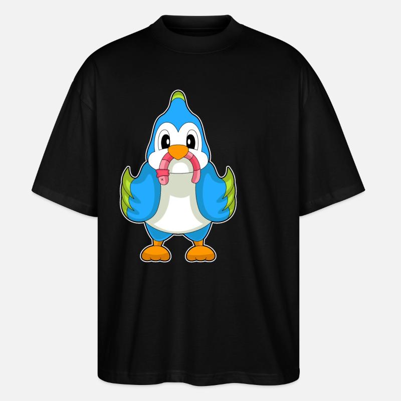 Ver perroquet - T-shirt bio Blaster 2.0 coupe oversize Stanley/Stella Unisexe - noir