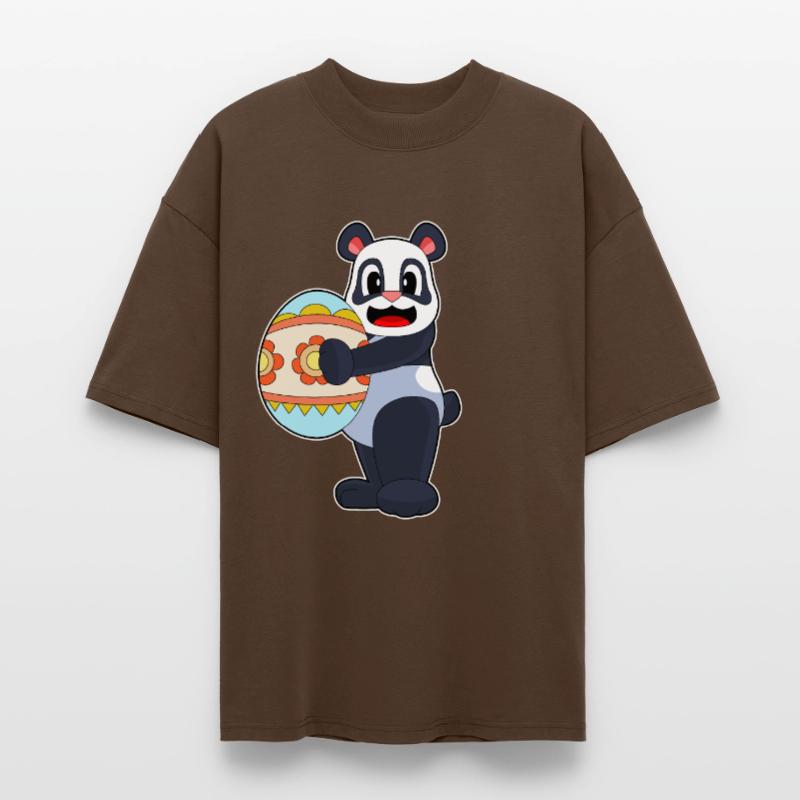 Panda Easter Easter Egg Stanley/Stella Oversized Unisex Organic T-shirt Blaster 2.0