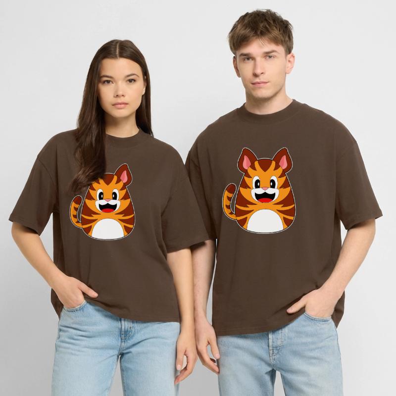 Tiger Easter Easter Egg Stanley/Stella Oversized Unisex Organic T-shirt Blaster 2.0