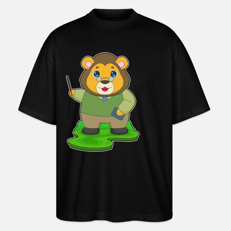 Lion Enseignant Pointer - T-shirt bio Blaster 2.0 coupe oversize Stanley/Stella Unisexe - noir