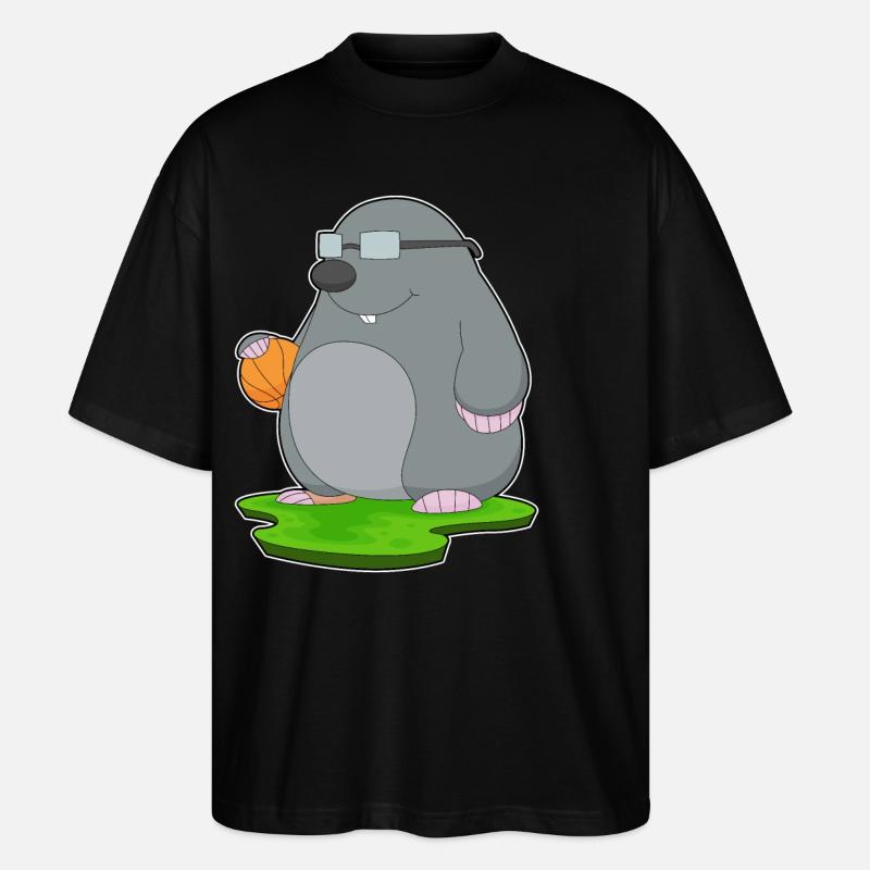 Taupe Basketteur Basketteur - T-shirt bio Blaster 2.0 coupe oversize Stanley/Stella Unisexe - noir