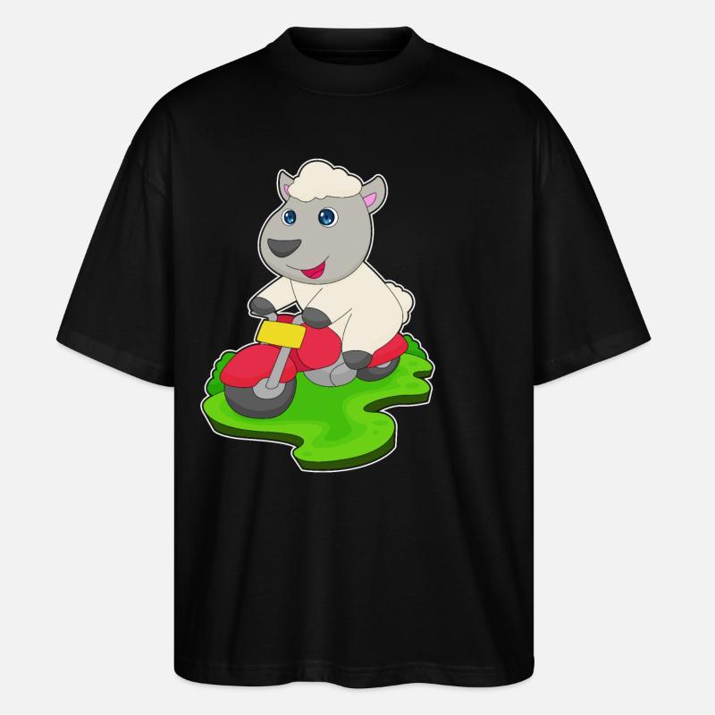 Sheep Scooter - T-shirt bio Blaster 2.0 coupe oversize Stanley/Stella Unisexe - noir