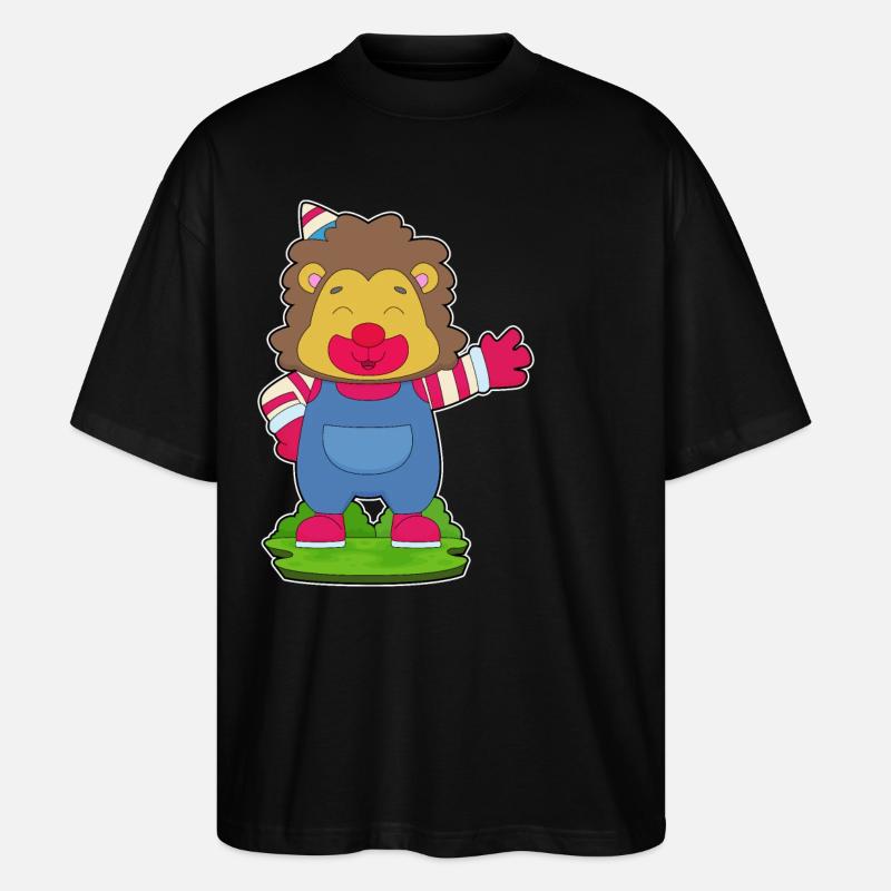 Lion Clown - T-shirt bio Blaster 2.0 coupe oversize Stanley/Stella Unisexe - noir