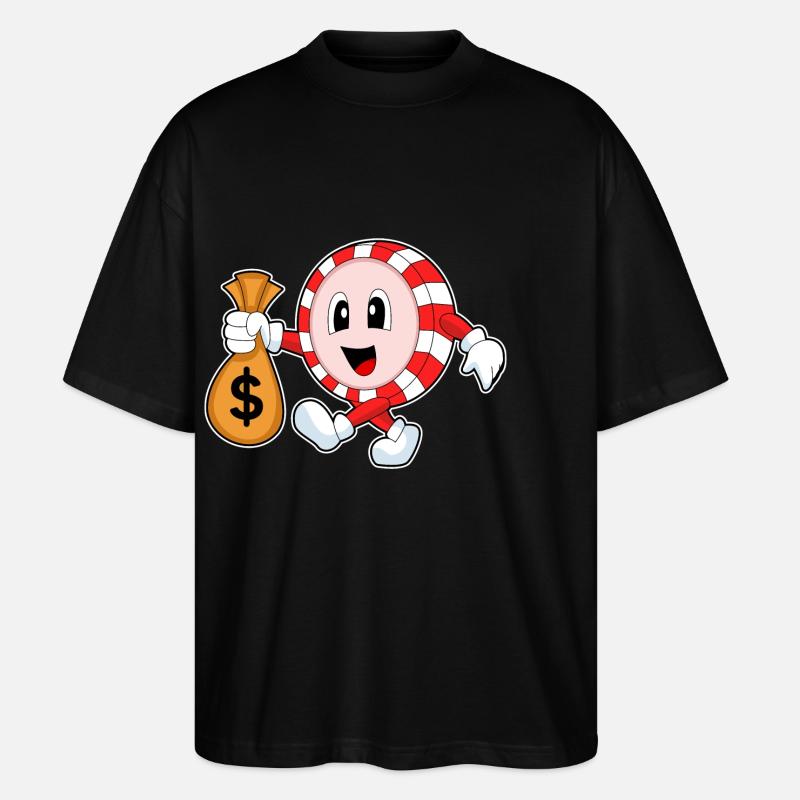 Poker Chips Poker - Stanley/Stella Oversized Unisex Organic T-shirt Blaster 2.0 - black