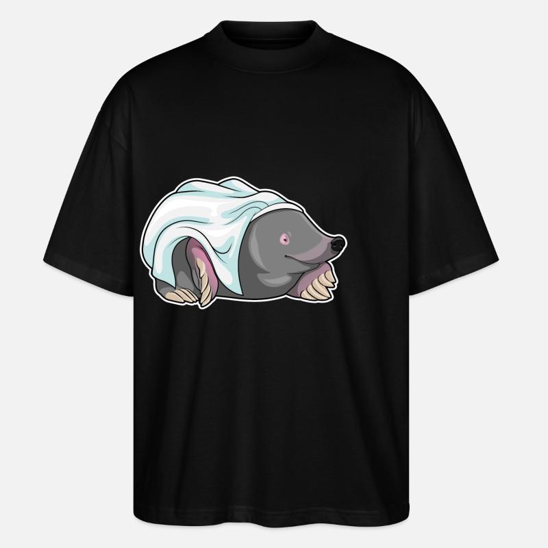 Mole Bride Wedding - Stanley/Stella Oversized Unisex Organic T-shirt Blaster 2.0 - black