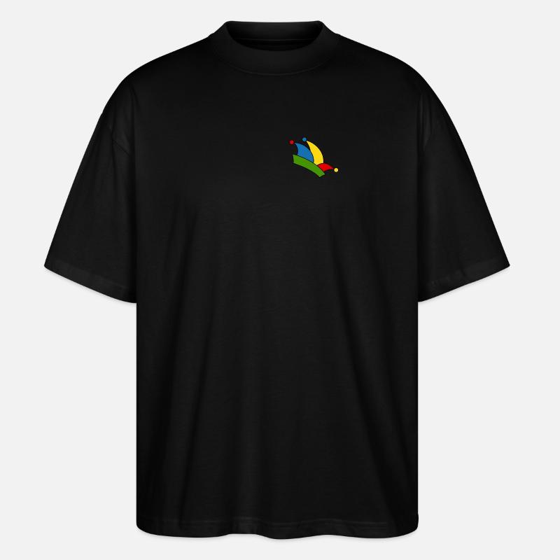 Narrenkappe - Stanley/Stella Oversized Unisex Bio T-Shirt Blaster 2.0 - Schwarz