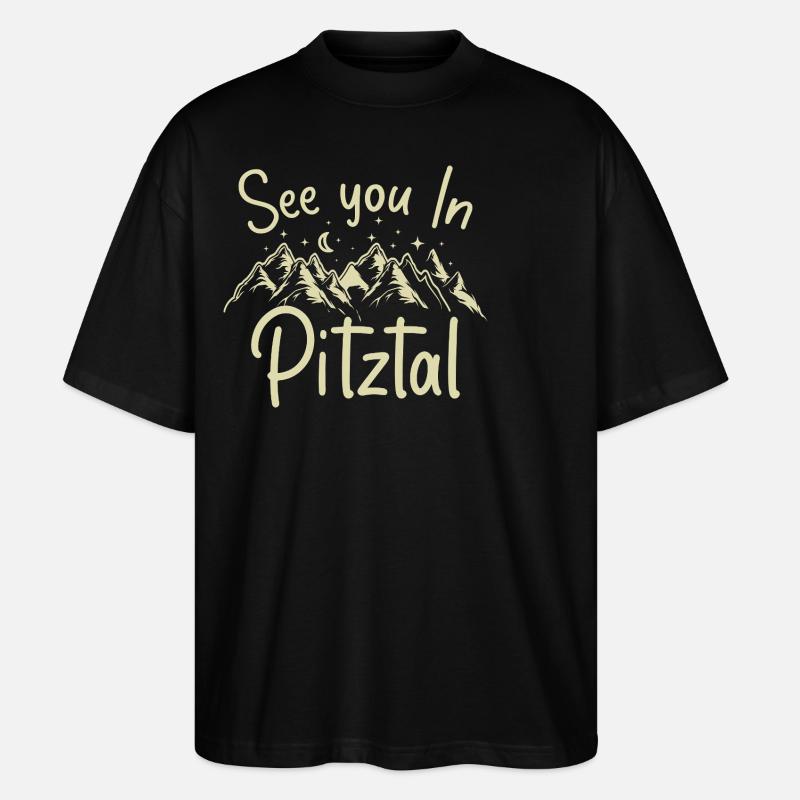 Pitztal Ski Tyrol Snowboard Autriche - T-shirt bio Blaster 2.0 coupe oversize Stanley/Stella Unisexe - noir