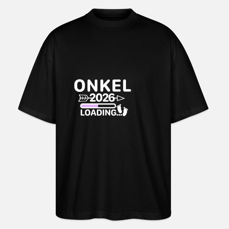 Onkel 2026 - Stanley/Stella Oversized Unisex Bio T-Shirt Blaster 2.0 - Schwarz