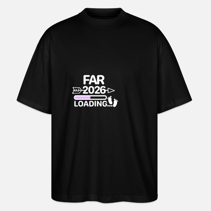 Dad 2026 Danish - Stanley/Stella Oversized Unisex Organic T-shirt Blaster 2.0 - black