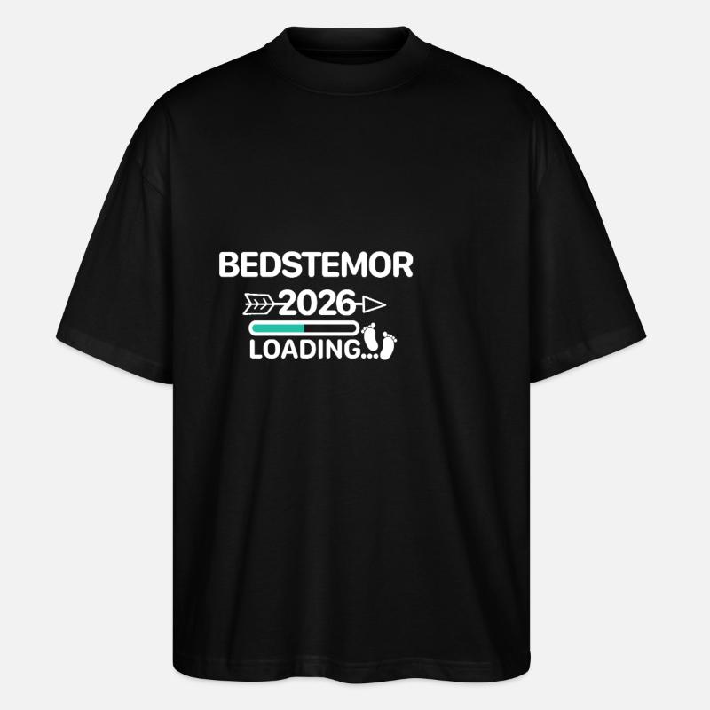 Bedstemor 2026 Danish - Stanley/Stella Oversized Unisex Organic T-shirt Blaster 2.0 - black