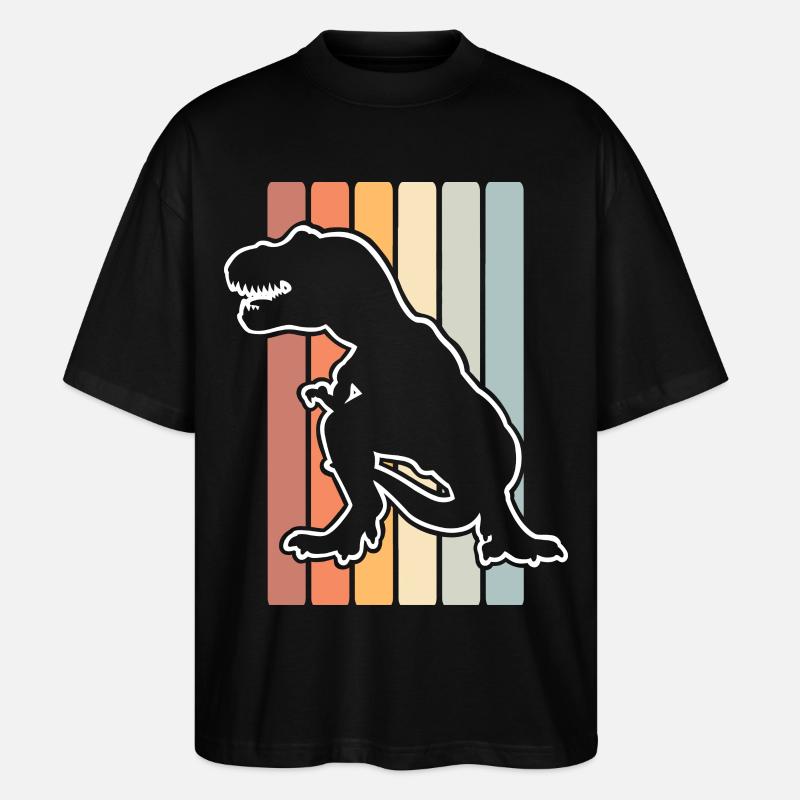 T Rex - T-shirt bio Blaster 2.0 coupe oversize Stanley/Stella Unisexe - noir