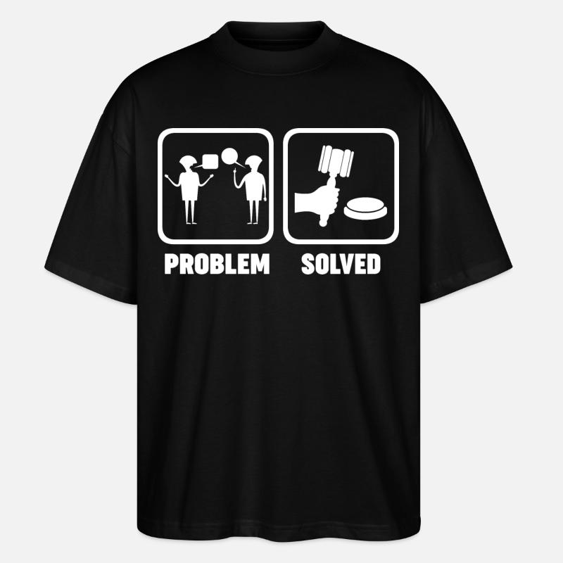 Auctioneer Job Problem Solve - Stanley/Stella Oversized Unisex Organic T-shirt Blaster 2.0 - black
