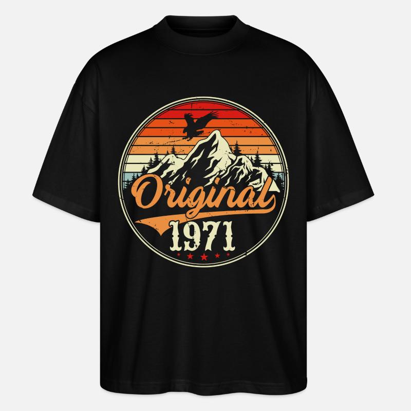 Original 1971 - Stanley/Stella Oversized Unisex Bio T-Shirt Blaster 2.0 - Schwarz