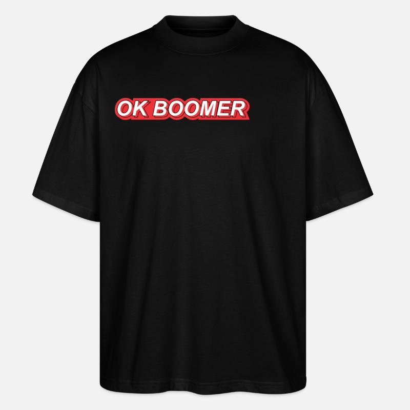 Boomer - Stanley/Stella Oversized Unisex Bio T-Shirt Blaster 2.0 - Schwarz