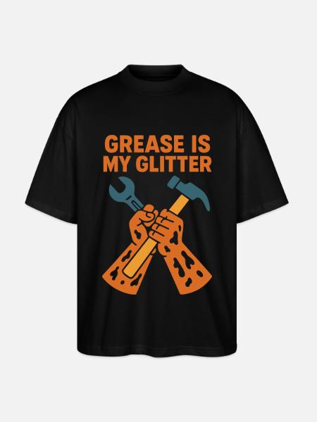 Funny Craftsman Mechanic Saying - Stanley/Stella Oversized Unisex Organic T-shirt Blaster 2.0 - black