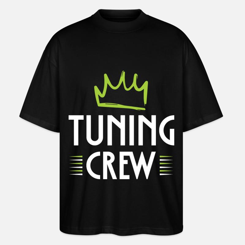 Tuning Crew - Stanley/Stella Oversized Unisex Bio T-Shirt Blaster 2.0 - Schwarz