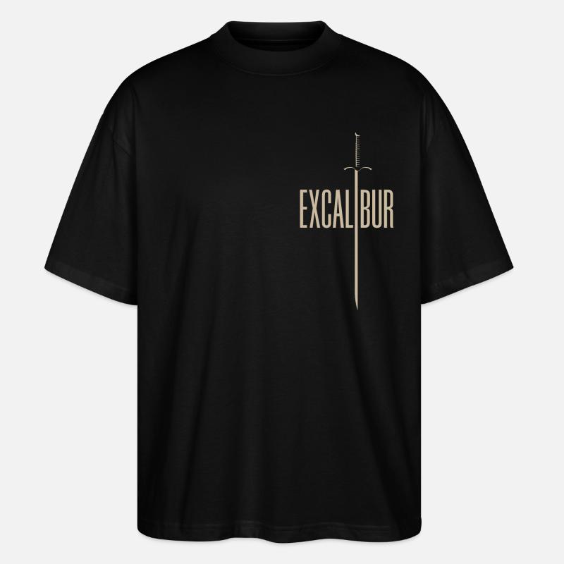 Excalibur - T-shirt bio Blaster 2.0 coupe oversize Stanley/Stella Unisexe - noir