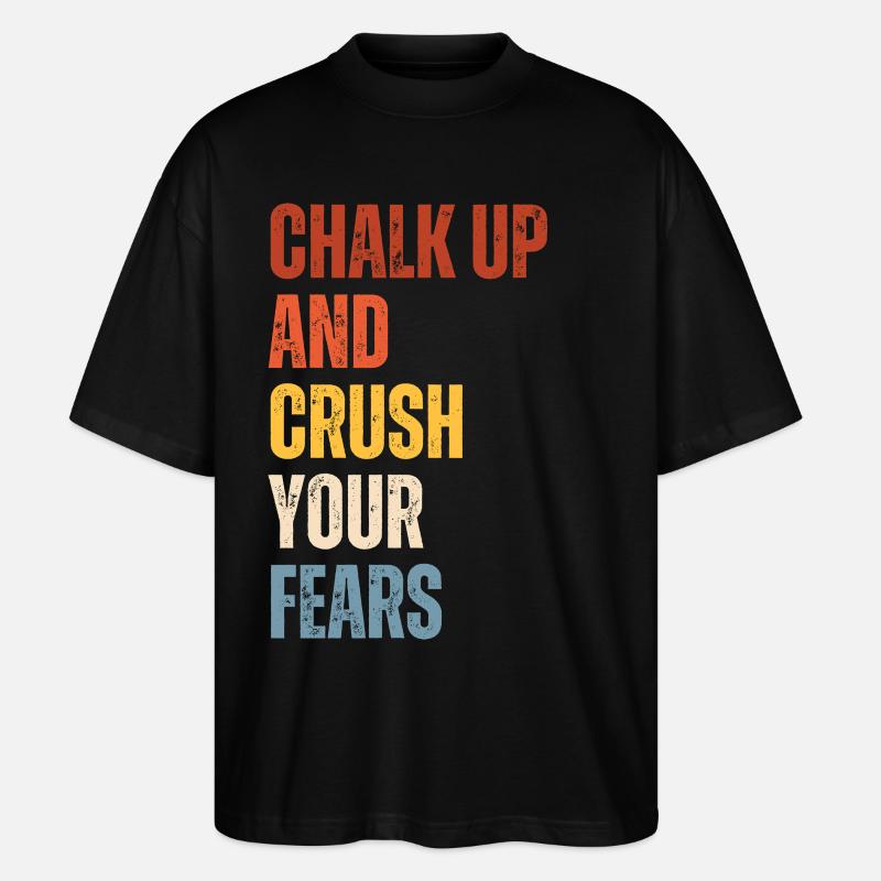 Bloc Chalk Up Boulderer - T-shirt bio Blaster 2.0 coupe oversize Stanley/Stella Unisexe - noir